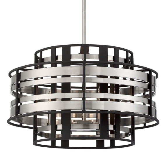 6 Light Pendant -Traditional Installation Minka Metropolitan N7986-420