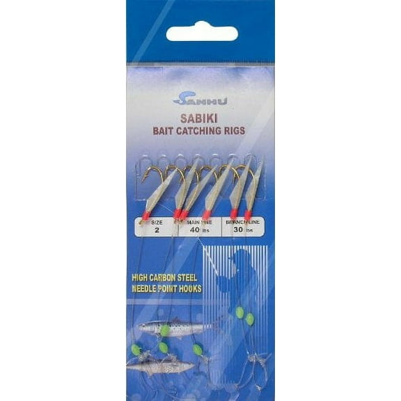 Sanhu Bait Rigs Red Wrap #2, 10 packs