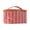 I003- C, variant on Beach Bag, Waterproof Case, Bag Storage Organizer, Travel Bag Organizer, Color-Block Striped Glossy 9X6X5 Inch Handheld Striped Beach Tote Accessory Bag for Sunscreen, Makeup and