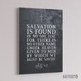 thumbnail image 2 of Acts 4 12 Salvation Found Jesus Bible Quote Canvas Wall Art Print 12X16", 2 of 4