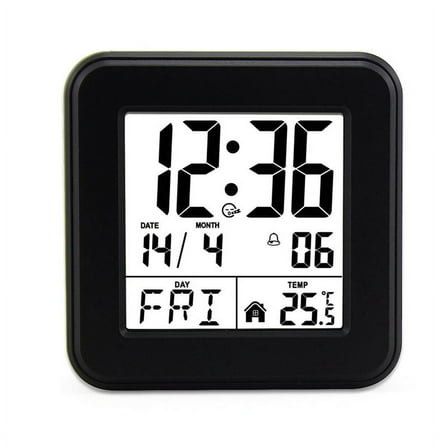 Calendar Alarm Clock,Bedside Voice-Activated Clock with Backlight,Clock for the E G14226