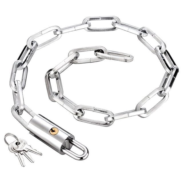 CHUANK Cut Proof Chain Bike Chain Lock Sturdy Chain Lock Bike Safety Lock Anti-theft Cycling Lock Portable Bike Lock