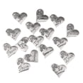 thumbnail image 2 of 16 X Colgante De Corazón Tallado Con De Una Sola Cara Antigua 21 X 17 Mm, 2 of 9
