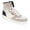 White/Sand/Black, variant on Levi's Womens Drive Hi 2 Synthetic Leather Casual Hightop Sneaker Shoe