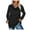 Black, variant on Scyoekwg Women's Plus Size Tops Round Neck Pleated Tunic Shirts Long Sleeve Solid Color Dressy Casual Blouse Lightweight Tops for Women Trendy Loose Tshirt Blouses (Black,M)