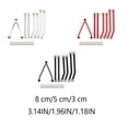 thumbnail image 1 of Pull Rods Kit Professional Replace Accessory Steering Accessories Aluminum Alloy RC Car Linkage Rod Set Replacement for SCX24 Silver, 1 of 6