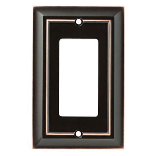 Peerless W10244OB Oil Rubbed Bronze Architect Single GFCI Outlet Cover