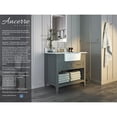 thumbnail image 2 of Ancerre Designs Hayley 36" Farmhouse Wood Bathroom Vanity Set in Sea Cloud Gray, 2 of 15