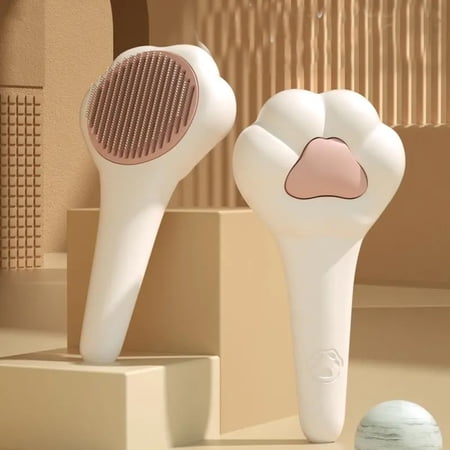 Pet Cat Dog Hair Comb Brush Self Cleaning Pet Grooming Brush Kin Friendly Grooming Cat Brush