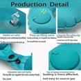 thumbnail image 4 of Almohada de cuello en forma de U, almohada de viaje, almohada de viaje, almohada inflable de felpa suave, 4 of 5