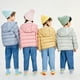 thumbnail image 3 of Chaqueta de plumón ligera para niños Ropa de invierno para niños Nueva chaqueta corta de plumón de pato blanco con capucha para niños y niñas, 3 of 6