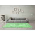 thumbnail image 3 of Ahgly Company Indoor Rectangle Medallion Emerald Green Traditional Area Rugs, 3' x 5', 3 of 4