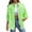 2-Green, variant on 2025 Womens Sleeveless Denim Over Sized Jean Jackets Vest V Neck Button Divided Sky Jacket Down Jean Jacket