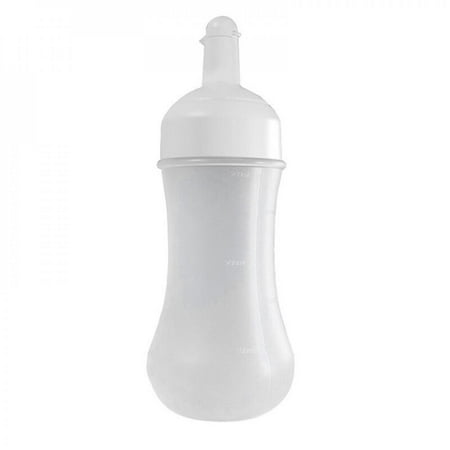 

Sauce Squeeze Bottles with Scale Ketchup Mustard Mayo Sauces Olive Oil Squeeze Bottles Seasoning Bottle Kitchen Gadgets White