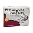 thumbnail image 2 of Charles Leonard Magnetic Spring Clips, 2", 12/Box, 2 of 4