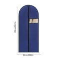 thumbnail image 3 of Aihimol 40" Garment Bags for Travel,Foldable Garment Bag Garment Bags for Hanging Clothes with Zipper and Visible Transparent Window, Blue, 3 of 6