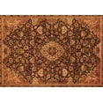 thumbnail image 1 of Ahgly Company Indoor Rectangle Medallion Orange Traditional Area Rugs, 2' x 4', 1 of 1