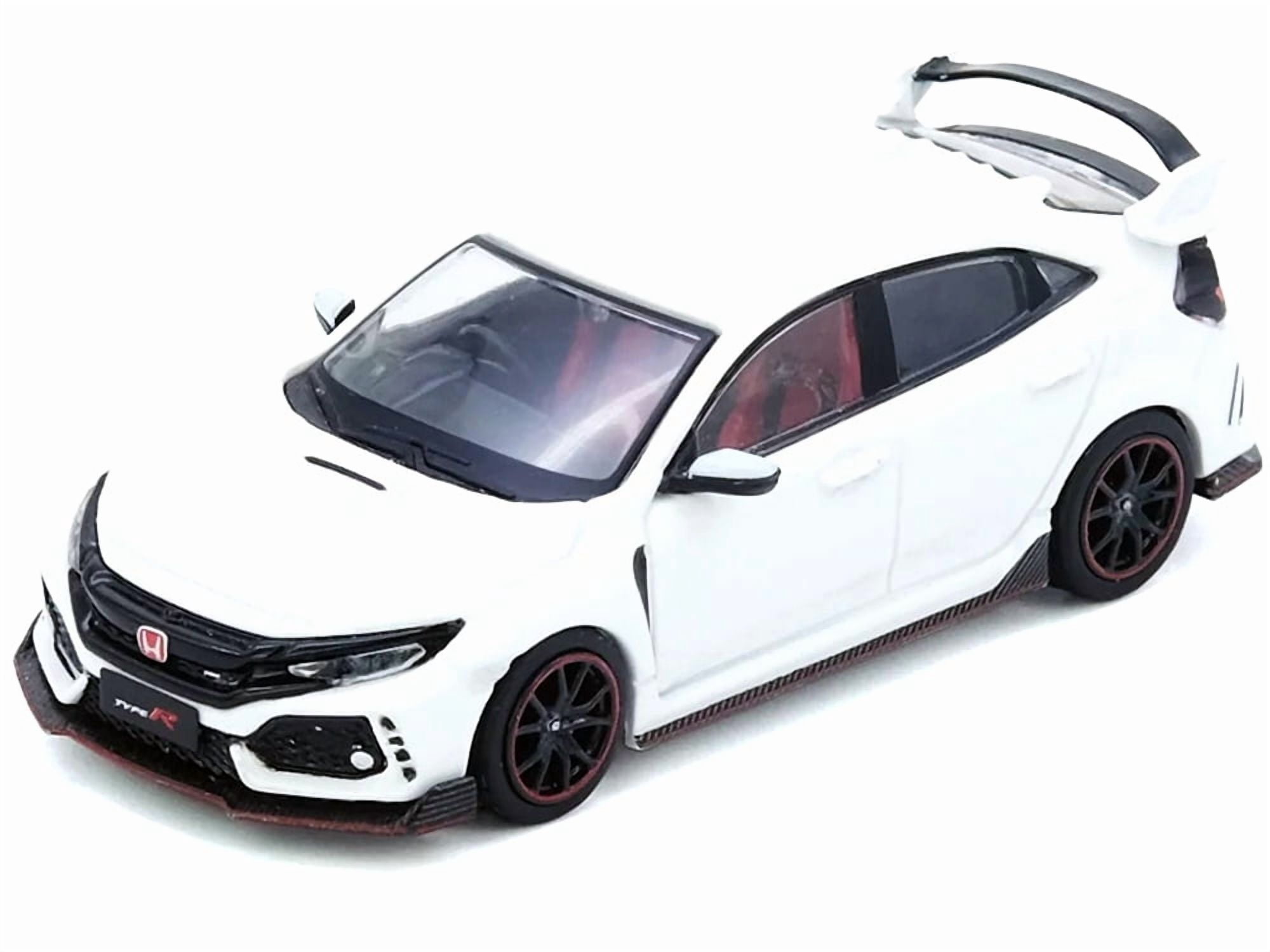Honda Civic Type R (FK8) RHD (Right Hand Drive) White 1/64 Diecast Model Car by Inno Models