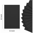thumbnail image 3 of Do²ping Black Foam Sheets Crafts, 8.5x5.5 Inch Halloween Colored Eva Foam Paper for Crafts Project Classroom Scrapbook DIY Cosplay (Black-10 Sheets), 3 of 6