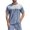 Gray, variant on DPTALR Men's Casual Color Block T-Shirt,Short Sleeve Round Neck,Breathable Soft Fabric,Regular Fit,Army Green, M