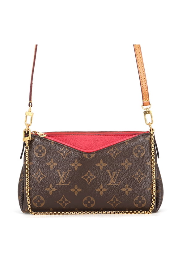 Pre-Owned Louis Vuitton Monogram Pallas Clutch Shoulder Bag M41638 LOUIS VUITTON Handbag 2-way...