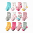 thumbnail image 4 of HCNTES Baby Girls Boys Cute Socks Toddlers Kids Crew Soft Socks Spring Summer Breathable Socks for Children(Z01-K,1-3 Years), 4 of 4