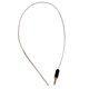 thumbnail image 1 of Cable pastilla piezoeléctrico duradero superdelgado debajo del sillín para guitarra negro y plateado, 1 of 7