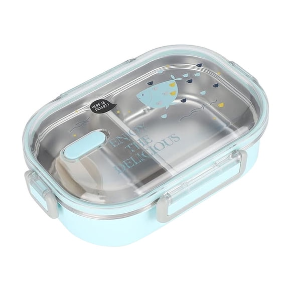 TIMIFIS Bento Box Stainless Steel Lunch Box Compartment Insulation Fast Food Box Student Canteen Portable Sealed Lunch Box Meal Prep Containers