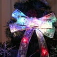 thumbnail image 5 of Christmas Sale! Christmas Shining Ribbon Fairy Lights,13ft LED Christmas Lights Window Curtain String Light 40 LED Battery Powered Waterproof String Lights for Christmas Wedding Party Xmas Tree Decor, 5 of 8