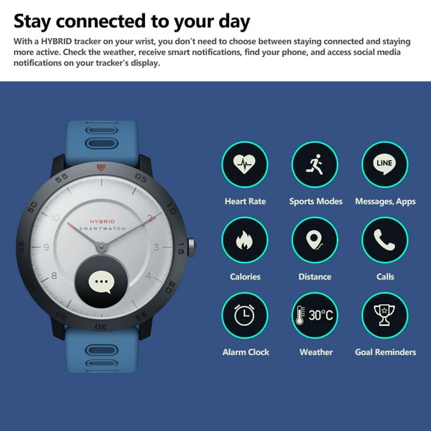 Zeblaze Hybrid Smartwatch Heart Rate Blood Pressure Monitor Smart