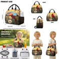 thumbnail image 5 of Xoenoiee Cardinal Daisy Flower Print Backpack for Kids School Bag 3-in-1 Bookbag Set with Lunch Box Pencil Case for Teen Girls Boys Schoolbag Elementary Preschool Bookbag Satchel Travel Daypack, 5 of 6