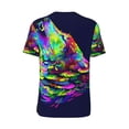 thumbnail image 2 of Daiia Howling Wolf Mens Baseball Jersey Button Down Shirts Short Sleeve Sports Uniforms-Large, 2 of 9