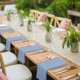 thumbnail image 3 of Pure Light Blue Cloth Napkins, Simple Solid Color Washable and Reusable Dinner Napkins Set of 8, Table Napkin for Kitchen Party Birthday Wedding Hotel Housewarming 20"x20", 3 of 8