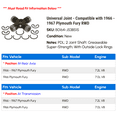 thumbnail image 2 of Universal Joint - Compatible with 1966 - 1967 Plymouth Fury RWD, 2 of 2