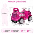 thumbnail image 4 of KidsCar, Powerful and SafeOn Toy,ToddlersRide On Car with RadarSound,Lights, USB,Toy for KidsWhite), 4 of 9