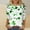 Multicolor, variant on HaoXianJian Patricks Day Shirts for Women Crew-Neck 2025 Causal 3/4 Sleeve Irish Shamrock Graphic T-shirt Green Saint Patty's Tunic Tops Plus Size 4X 5X