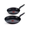 thumbnail image 2 of Juego de 2 sartenes T-fal Antiadherente 20 cm 24 cm Negro, 2 of 3