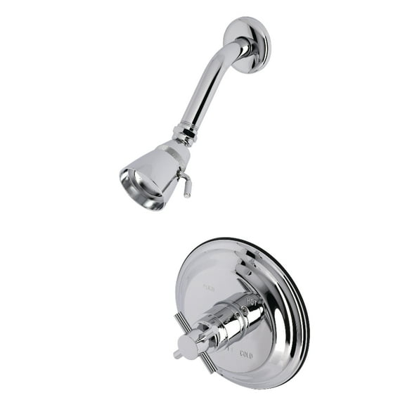 Kingston Brass KB2631DXTSO Concord Single-Handle Pressure Balanced Shower Faucet, Trim Only, Polished Chrome