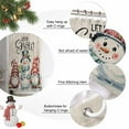 thumbnail image 6 of Christmas Snowman Shower Curtain, Red Gnomes Snow Winter Branch Waterproof Fabric Shower Curtains with 12 Hooks, Bathroom Curtain Set for Bathroom Accessories Decor, 60 x 72 Inches, 6 of 9