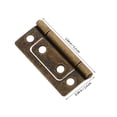 thumbnail image 2 of BEADCEST 5Ud Bisagra Vintage Para Puerta De Gabinete En Hierro Resistente Para Uso En Interiores De Rv Y Tráiler, 2 of 6