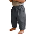 thumbnail image 5 of SONXAHE Solid‑Tone Casual Pants for Toddler Boy Harem‑Cut Casual Pants Indoor Play Bottoms, 5 of 5