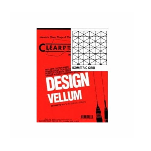 clearprint 1000h design vellum pad with printed fadeout 30degree