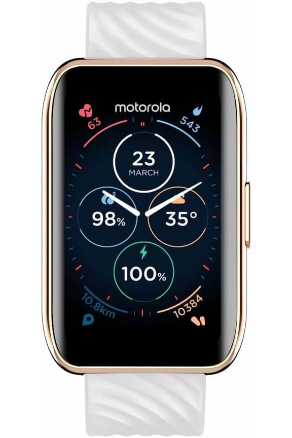 Restored Motorola Moto 40 Bluetooth Smartwatch -10 Days Battery Life, Google Fit Integration, 1.5'' Crystal Clear Display, Heart Tracking, in-Depth Sleep Tracking, iOS and Android Compatible (Refurbished)