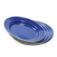 Ozark Trail 24 Piece Dinnerware Enamel Set Blue