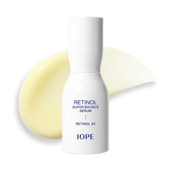 IOPE Retinol Super Bounce Serum | Korean Retinoid Eye Treatment for Anti-Aging, Beginner Friendly, Reduction in Fine Lines & Wrinkles, Firming and Rejuvenating, Daily Gl