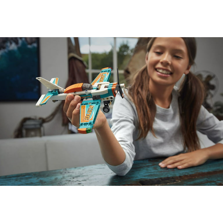 LEGO Technic Race Plane 42117 Educational Toy Jet Plane, 2in1 Stunt Model  Building Set for Kids, Boys and Girls Aged 7 Plus Years Old, Plane Toy Gift 