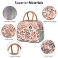 thumbnail image 4 of Obrewu Pioneer Flower Lunch Bag for Adult, Insulated, Leakproof, Oxford Cloth, 4 of 7