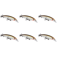 thumbnail image 1 of 6uds. Señuelo de pesca Minnow 9 cm duro con gancho Accesorios para exteriores (Estilo E), 1 of 2