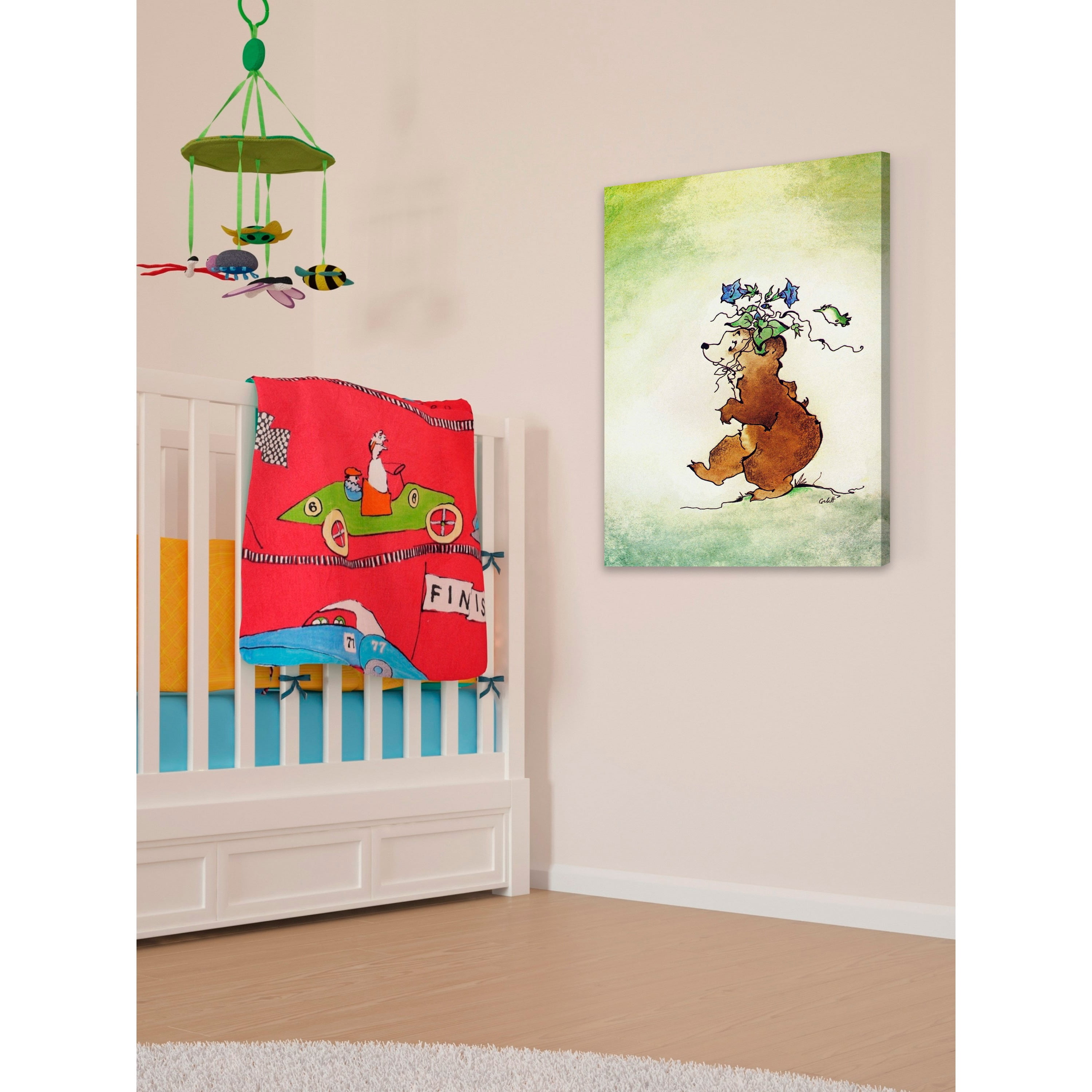 Marmont Hill "Bear" by Curtis Painting Print on Canvas