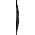 thumbnail image 4 of Ekena Millwork 18"OD x 3 1/2"ID x 1 3/8"P Warsaw Ceiling Medallion (Fits Canopies up to 3 1/2"), Hand-Painted Jet Black, 4 of 6
